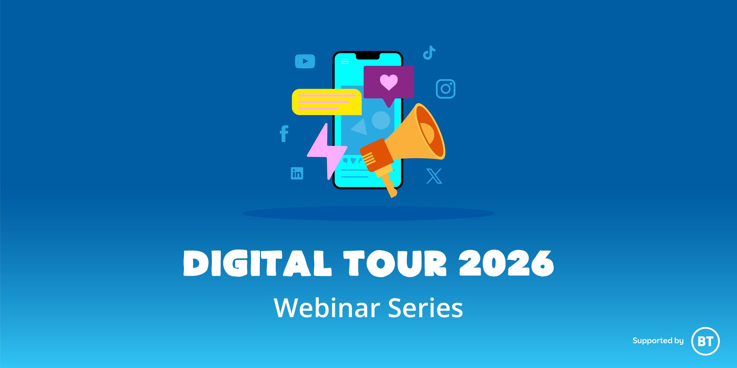 Digital Tour 2026 Webinar Series from Small Business Saturday UK, supported by BT